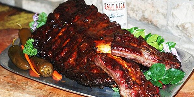 Beef Ribs at The Salt Lick