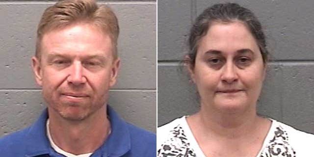 Samual and Diana Franklin are seen in an undated photo provided by the Taylor County, Ga., Sheriff’s Office.