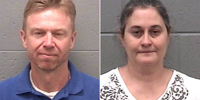 Samual and Diana Franklin are seen in an undated photo provided by the Taylor County, Ga., Sheriff’s Office.
