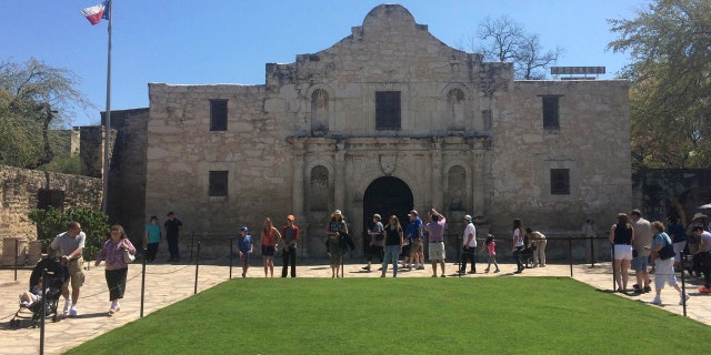 The Alamo in San Antonio, Texas.