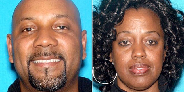 Police say Cedric Anderson, left, shot and killed his estranged wife, Karen Smith