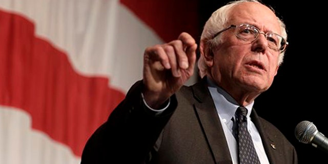 In this Aug. 14, 2015, file photo, Democratic presidential candidate Sen. Bernie Sanders, I-Vt., speaks at the at the Iowa Democratic Wing Ding at the Surf Ballroom in Clear Lake, Iowa. (AP Photo/Charlie Riedel, File)