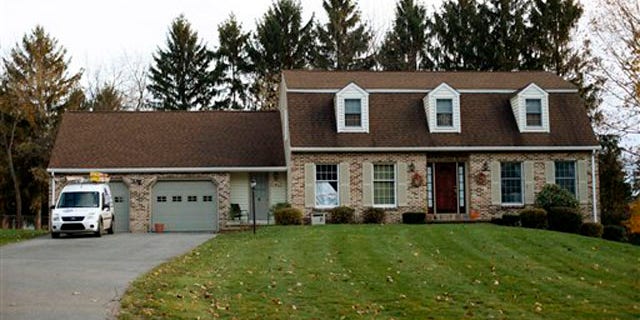 Nov. 11, 2011: In this file photo shown is the home of former Penn State University assistant football coach Jerry Sandusky, in State College, Pa.