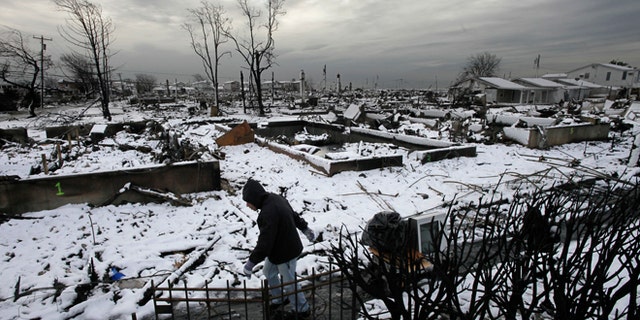 APTOPIX Superstorm Noreaster