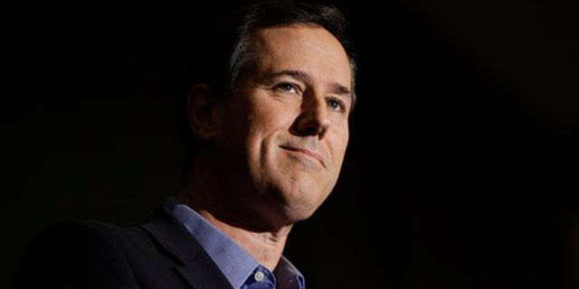 Feb. 18, 2012: Rick Santorum speaks at the Ohio Christian Alliance conference in Columbus.