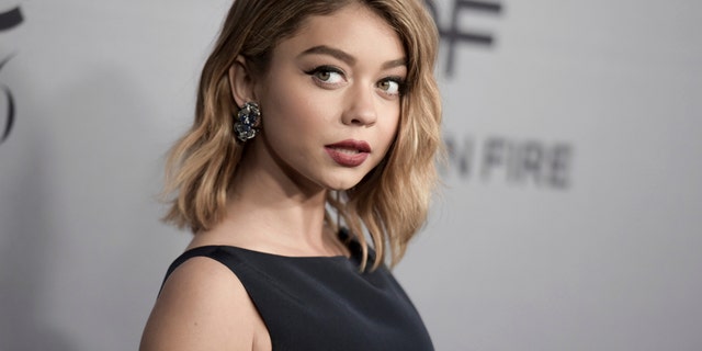 One week after being hospitalized, Sarah Hyland is back in the gym.