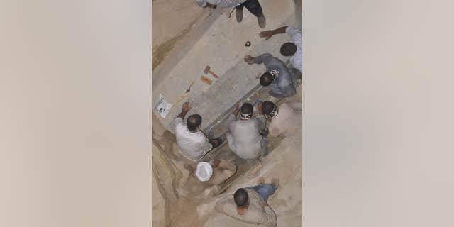 Mystery has swirled around the 2,000-year-old sarcophagus (Egyptian Ministry of Antiquities)