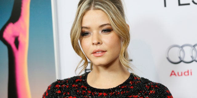 Sasha Pieterse poses at the "Inherent Vice" gala screening during AFI Fest 2014 in Hollywood, California November 8, 2014.