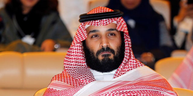 Saudi Crown Prince Mohammed bin Salman attends the Future Investment initiative conference in Riyadh, Saudi Arabia, Oct. 24, 2017.