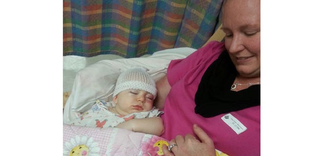 July 12, 2014: Savannah Snodgrass, of Georgetown, Texas, is pictured here recovering after surgery. Courtesy: Tessa Snodgrass