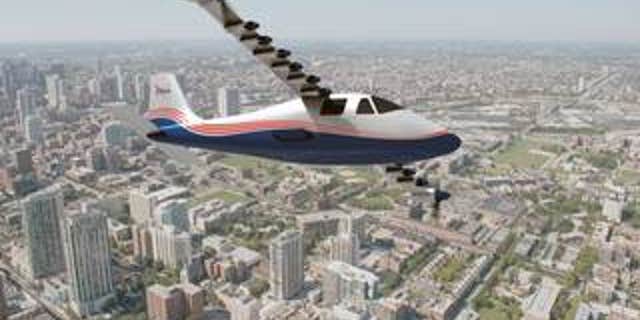Artist's concept of the X-57.