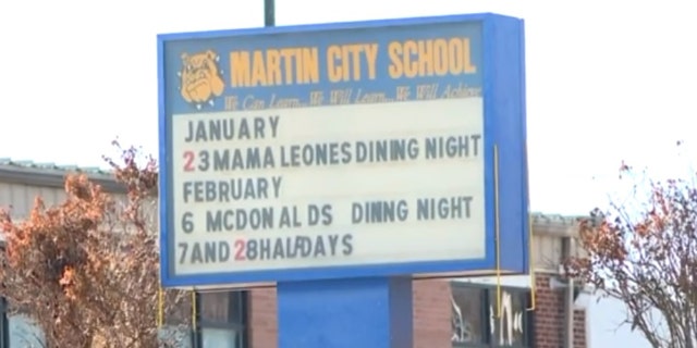 Martin City Elementary School suspended the kindergartner for 10 days.