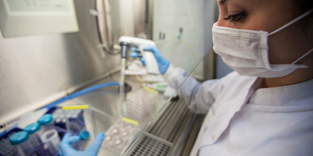female doctor in lab