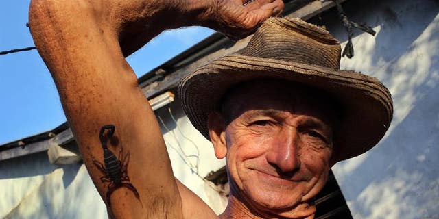 Casañas said he sometimes keeps a scorpion in his hat, in case he starts to feel a pain he needs to treat.