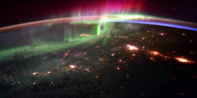 NASA astronaut Scott Kelly and ESA astronaut Tim Peake shared a series of aurora photographs taken from the International Space Station on Jan. 20, 2016. Kelly wrote, "#goodmorning #aurora and the Pacific Northwest! #YearInSpace" and Peakefollowed up with, "Getting a photo masterclass from @StationCDRKelly – magical #aurora"