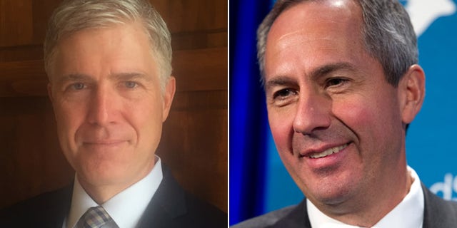 This image shows Judge Neil Gorsuch, left, and Judge Thomas Hardiman, right.
