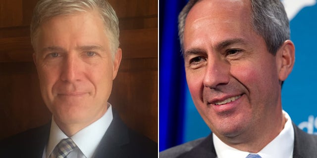 This image shows Judge Neil Gorsuch, left, and Judge Thomas Hardiman, right.