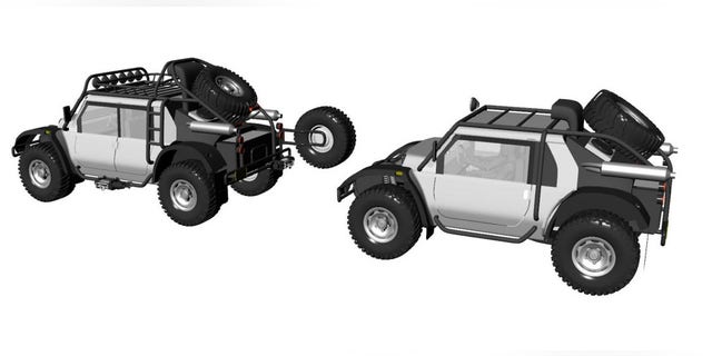 The exotic off-roader will sell for $250,000.