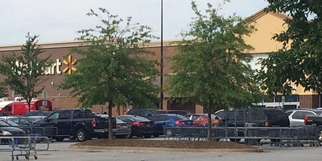 The Spartanburg Police Department said a child was left in a hot car outside a Walmart store.