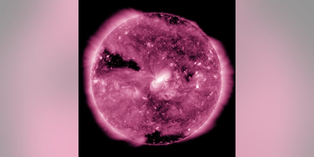 NASA's Solar Dynamics Observatory saw a total eclipse from space on Feb. 11, 2018.