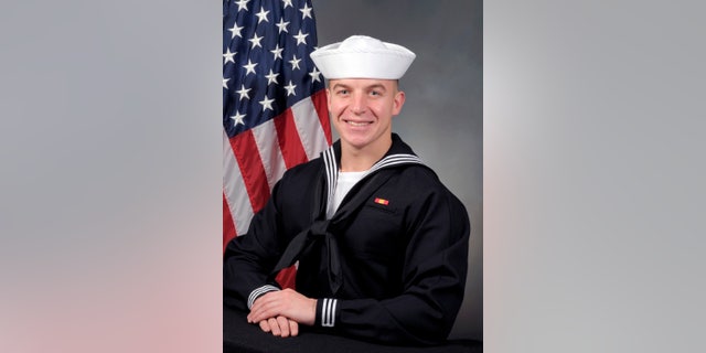 In this undated photo released by the Naval Special Warfare Center shows Seaman James "Derek" Lovelace. (Naval Special Warfare Center via AP)