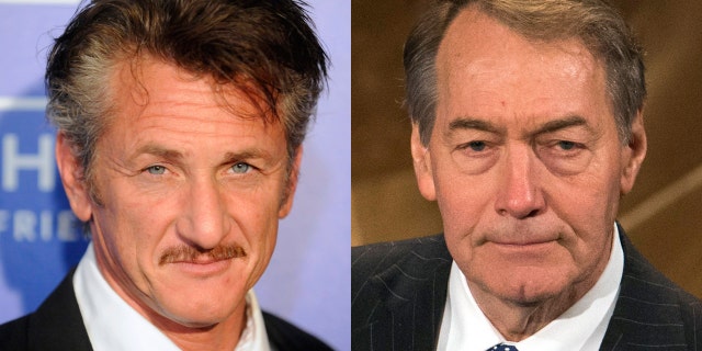 Sean Penn and Charlie Rose were spotted dinning out in New York City on on Wednesday night.
