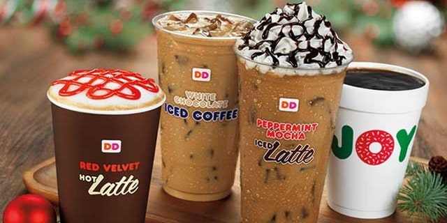 Dunkin' Donuts will release two new seasonal drinks: Red Velvet Latte and Salted Caramel Hot Chocolate.