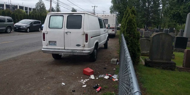 The Bikur Cholim cemetery in Seattle has dealt with an influx of trash from RVs parked nearby in the past two years.