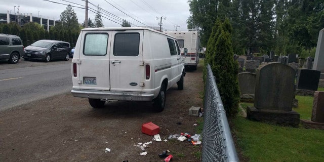 The Bikur Cholim cemetery in Seattle has dealt with an influx of trash from RVs parked nearby in the past two years.