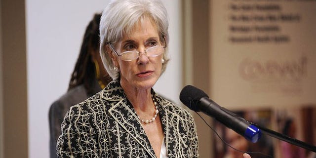 FILE: June 20, 2012: Health and Human Services Secretary Kathleen Sebelius speaks at Covenant Community Care Inc. in Detroit.