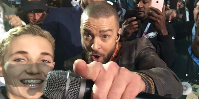 Viral Super Bowl sensation Ryan McKenna shared his now famous selfie with Justin Timberlake during the Super Bowl.