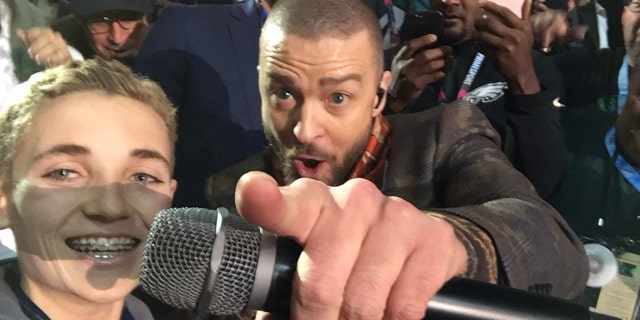 Viral Super Bowl sensation Ryan McKenna shared his now famous selfie with Justin Timberlake during the Super Bowl.