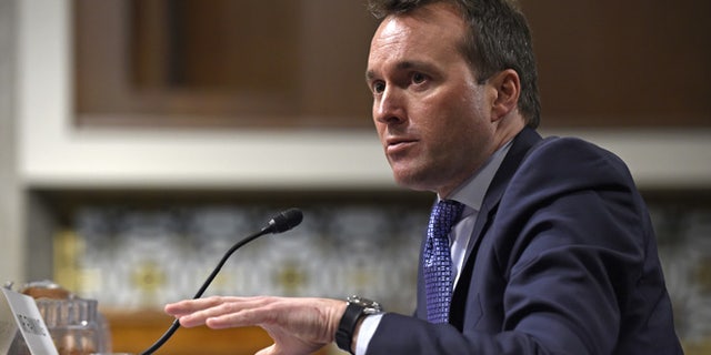 Jan. 21, 2016: Eric Fanning testifies on Capitol Hill before the Senate Armed Services Committee.