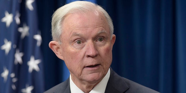 March 6, 2017: Attorney General Jeff Sessions speaks in Washington D.C. 