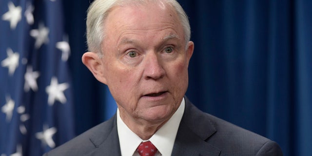 U.S. Attorney General Jeff Sessions has announced a federal civil rights investigation into Saturday's fatal crash in Charlottesville, Va. Sessions is seen speaking in Washington, March 6, 2017.