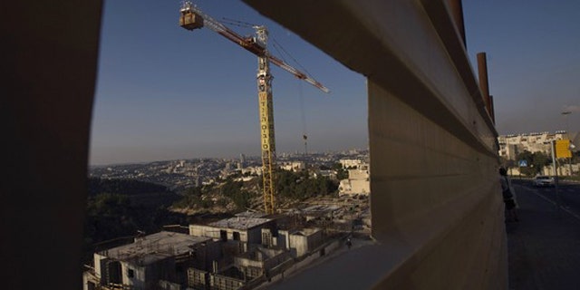 Sept. 27: A construction site is seen in Gilo, a Jewish settlement that Israel erected on land it captured in the West Bank in a 1967 war and annexed unilaterally as part of its declared capital, Jerusalem.