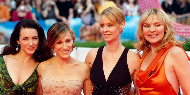Kim Cattrall (right) said she and her "Sex and the City" co-stars were not close.