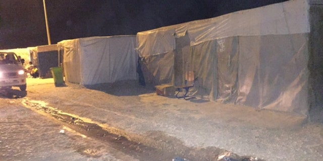 In this tent city for refugees in Dohuk, Iraq, a mother and child were reunited last week.