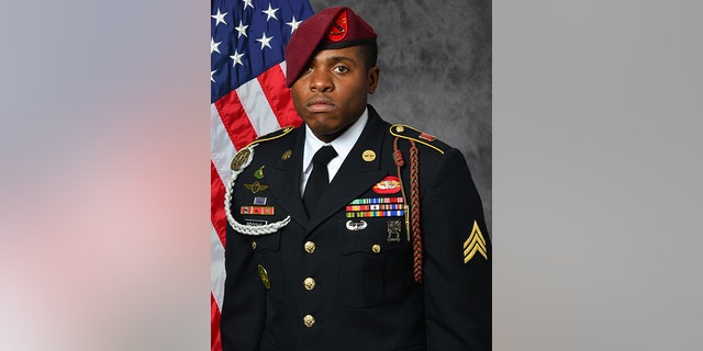 U.S. Army, Sgt. Roshain E. Brooks of the Brooklyn borough of New York.
