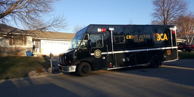The home where the Minnesota couple was found dead.