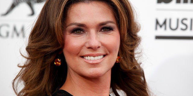 Country music star Shania Twain