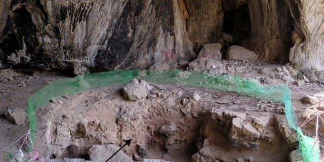 Neanderthal remains were found, along with a plinth of sediment, in Shanidar Cave in Iraq.