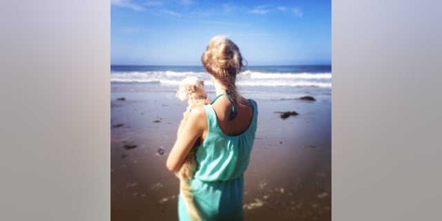 The author and her dog (Courtesy of Shannon Kopp)