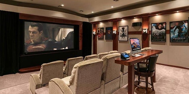 Superman paraphernalia and decor abounds throughout the entire home.