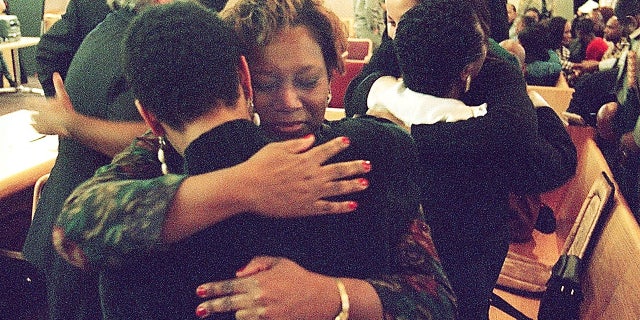 Saundra Adams, pictured here in 2001, told the Charlotte Observer that Carruth would never have custody of his son.