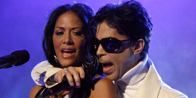 Sheila E. and Prince during the 2007 NCLR ALMA Awards in Pasadena, California.
