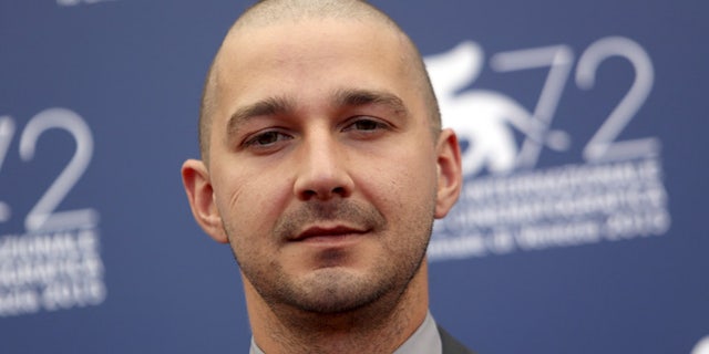 September 6, 2015. Actor Shia LaBeouf at the Venice Film Festival.
