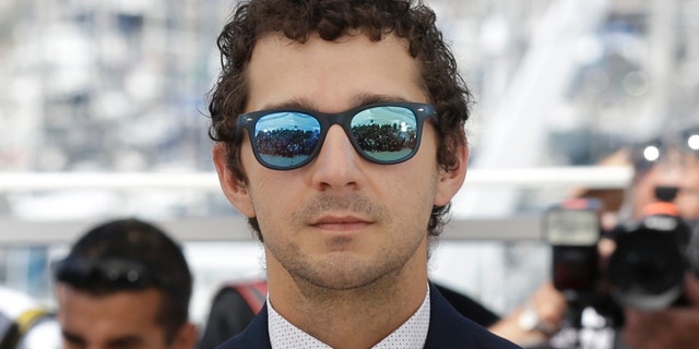Shia Labeouf at the Cannes Film Festival