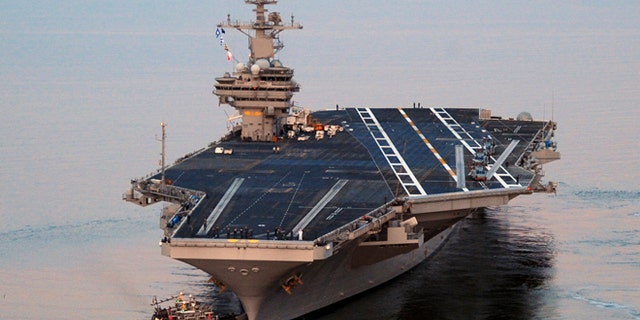 Secretary of Defense Chuck Hagel ordered the carrier to be moved Saturday from the North Arabian Sea to the Arabian Gulf and are expected to arrive sometime this evening.