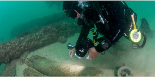 The shipwreck has been hailed as a significant discovery. (Camara Municipal de Cascais)